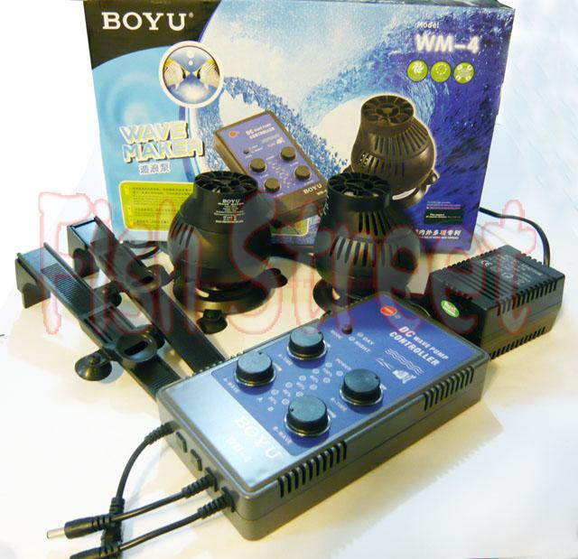 BOYU Wave Maker WM-3 Kit de 4 pompes de brassage 5000 L/h avec contrôleur  pour aquarium de 100 à 600 L - Pompes d'aquarium/Pompes de brassage -   - Aquariophilie