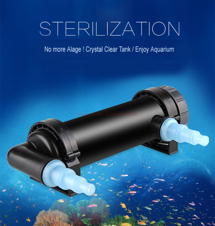 JEBO 36W sterilizzatore UV lampada luce filtro ultravioletto chiarificatore  detergente per acqua per stagno di pesci Coral Koi, lampada UV per acquario  - AliExpress